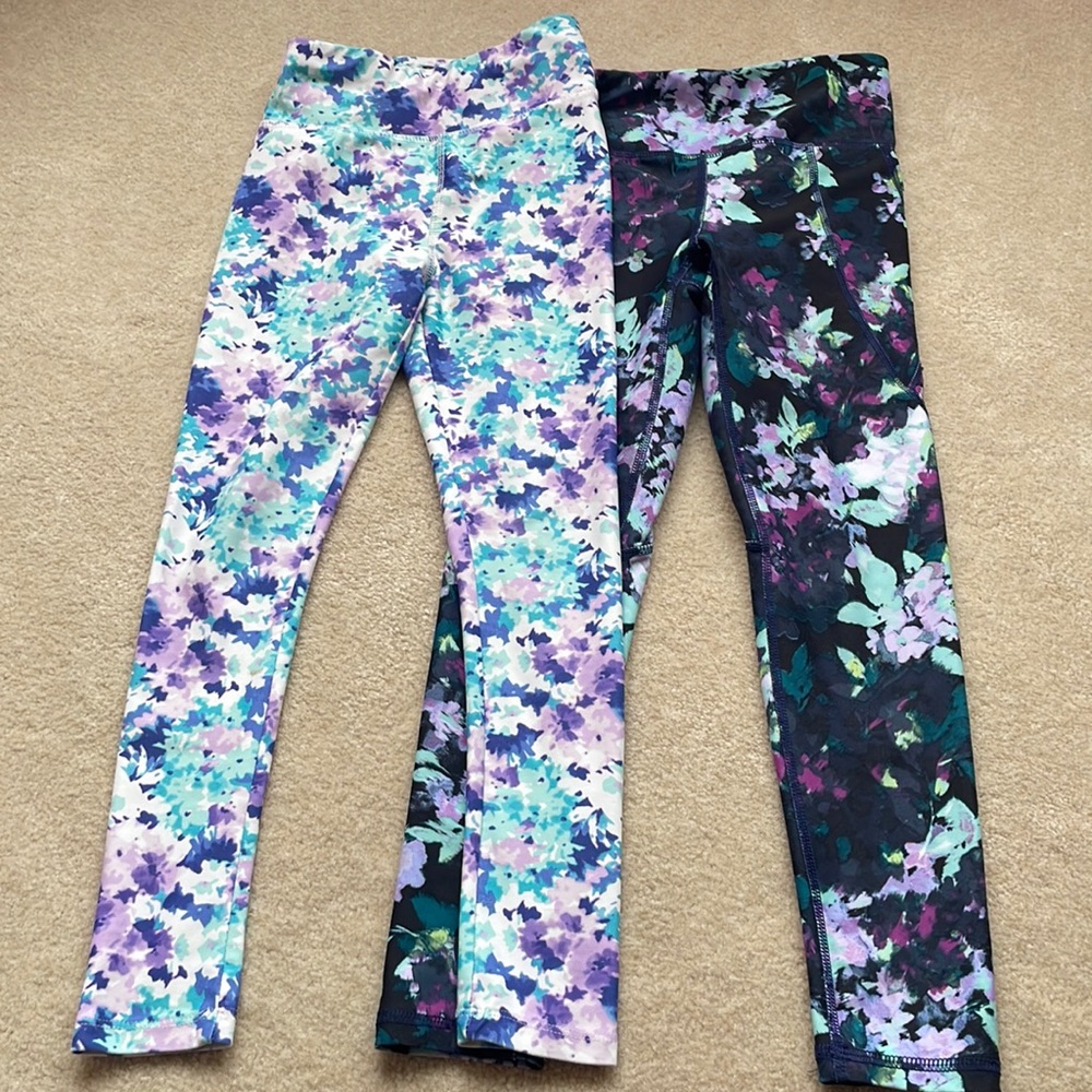 Floral leggings